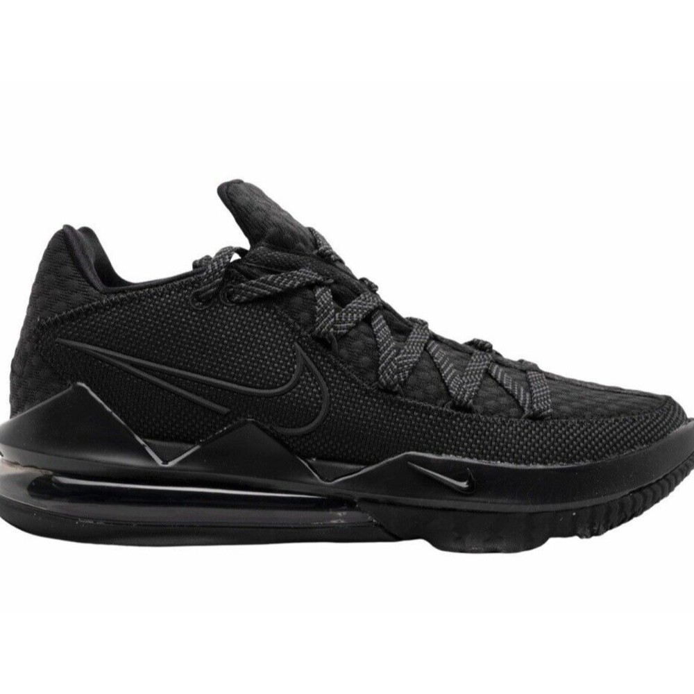 EUC 9.5 Nike Lebron 17 "Triple Black" CD5007-003 Basketball Low 2020 VNDS!!!!